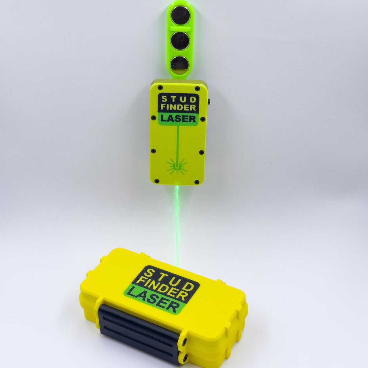 Magnetic Stud Finder with Laser Line Guide (Red / Green Laser)