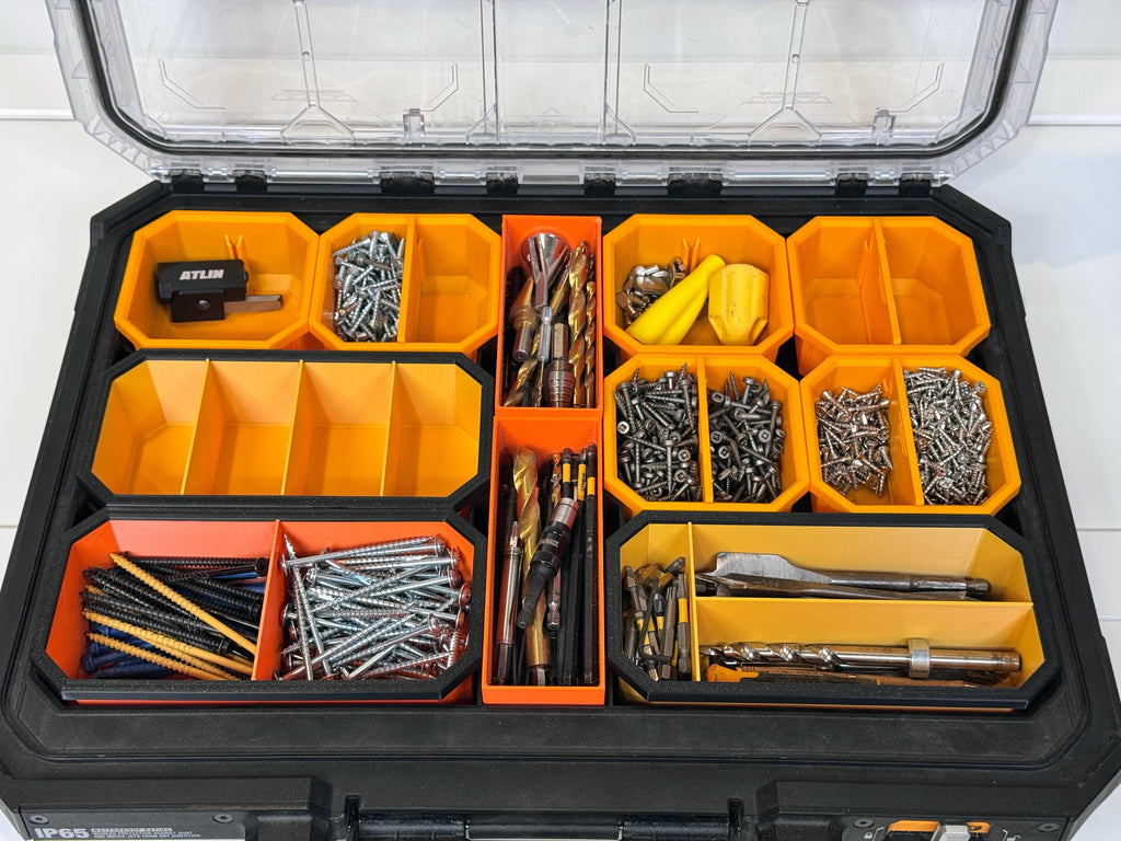 Containers for the ToughBuilt StackTech Storage System, Long Bin