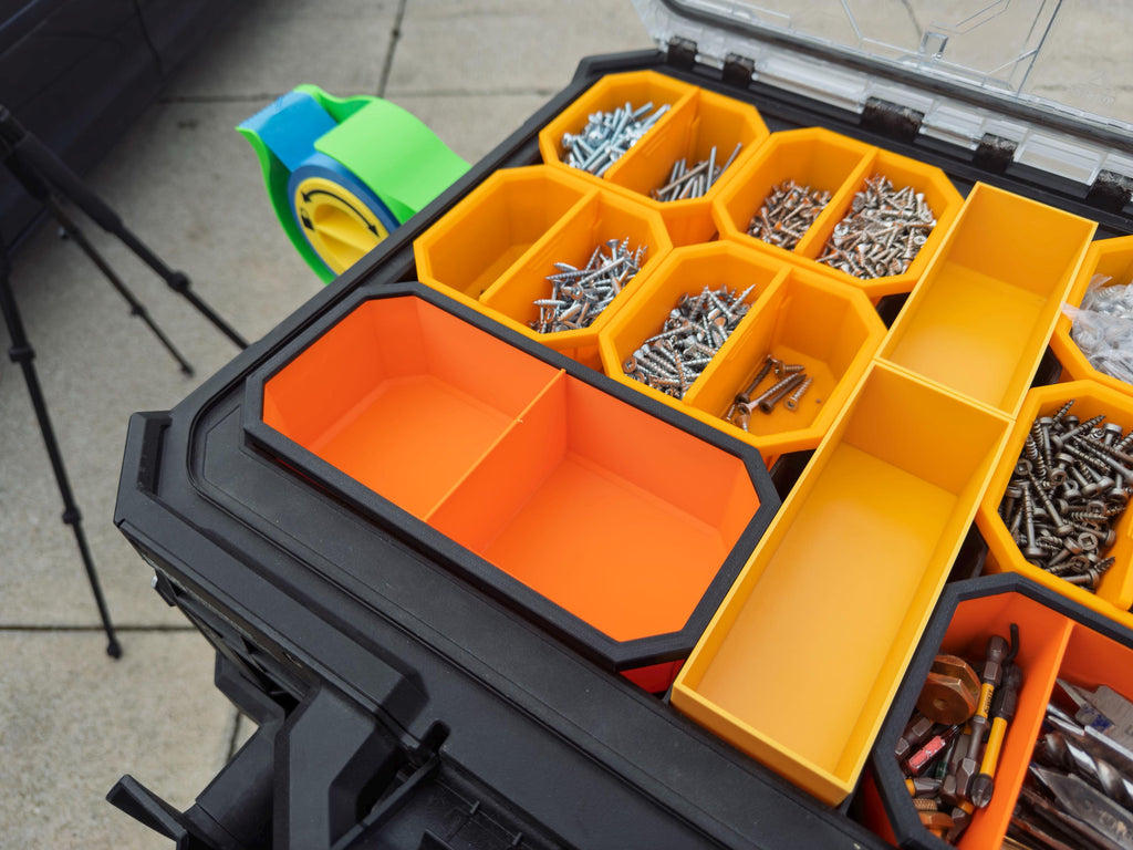 Containers for the ToughBuilt StackTech Storage System, Long Bin