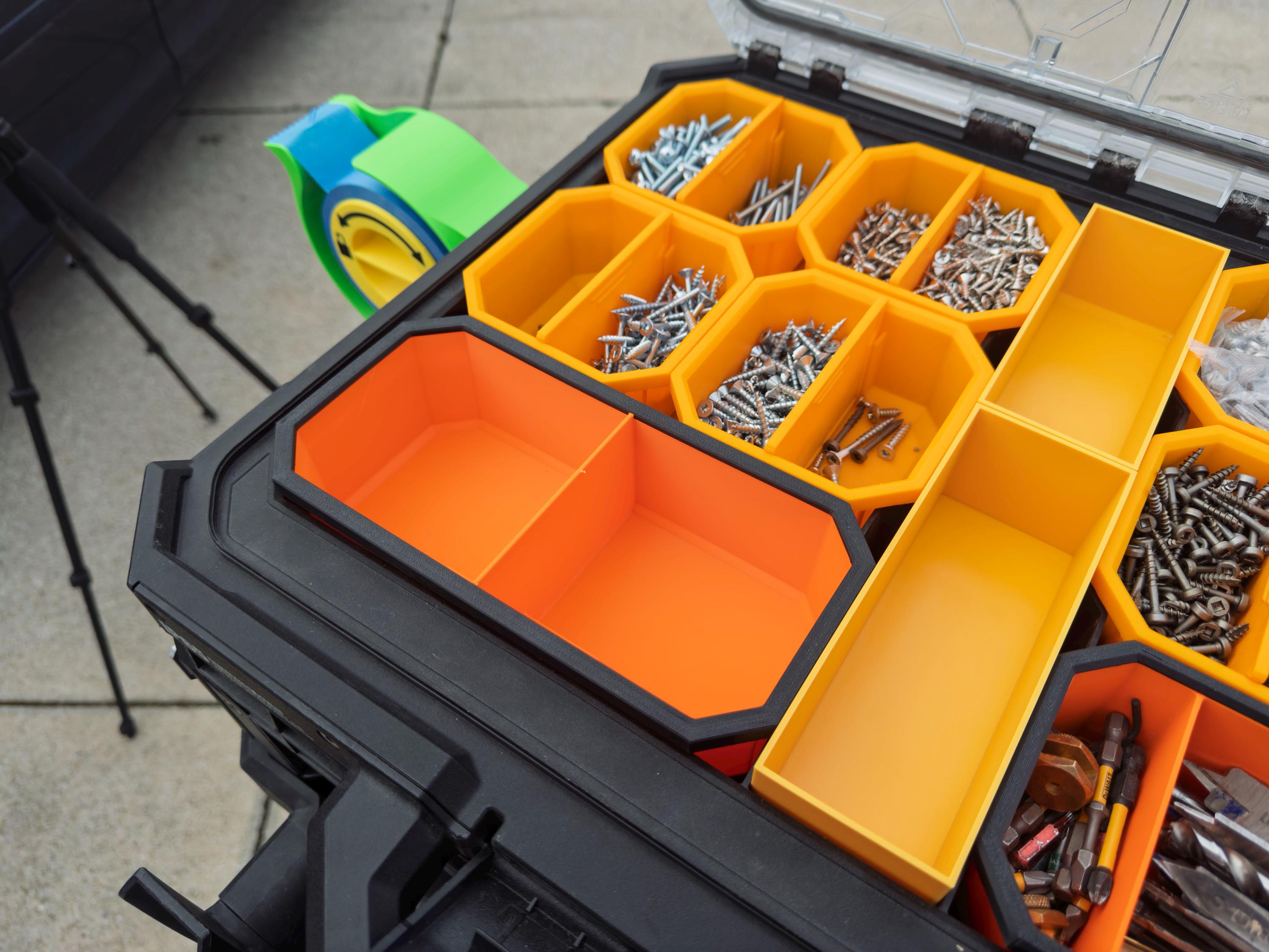 Containers for the ToughBuilt StackTech Storage System, Long Bin
