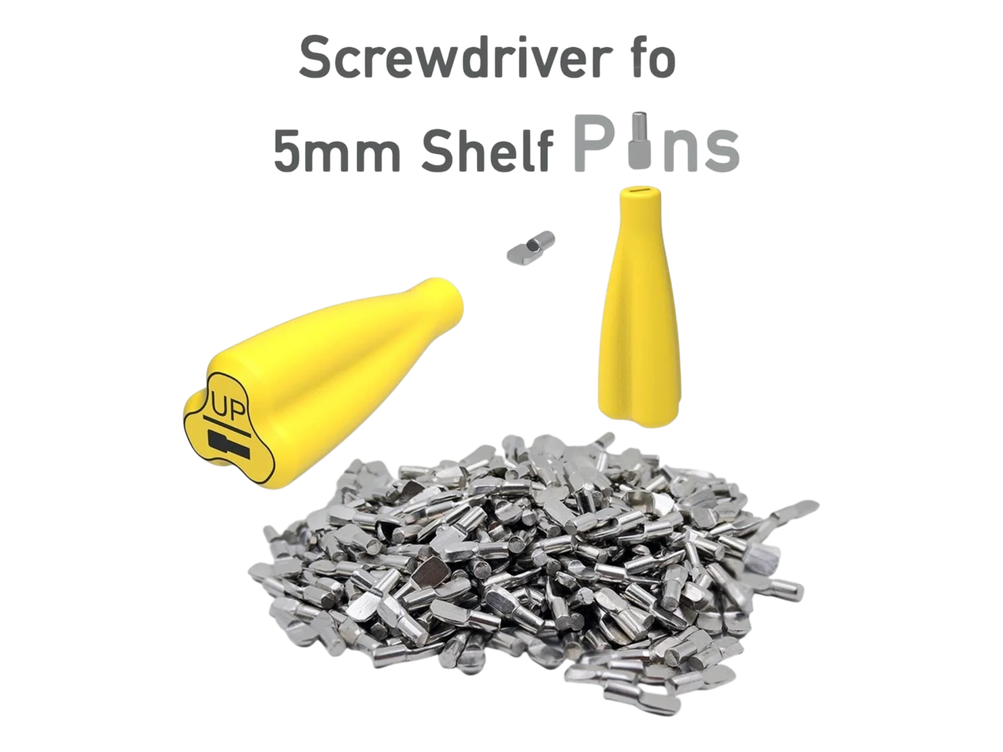 5mm Shelf Pin Installer Screwdriver for Carpenters