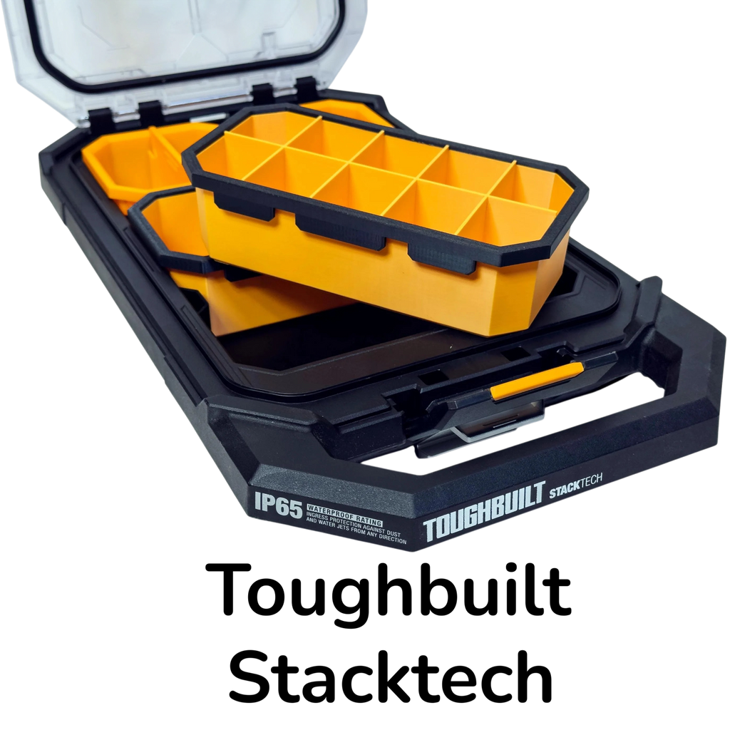 Containers for the ToughBuilt StackTech Storage System, Long Bin