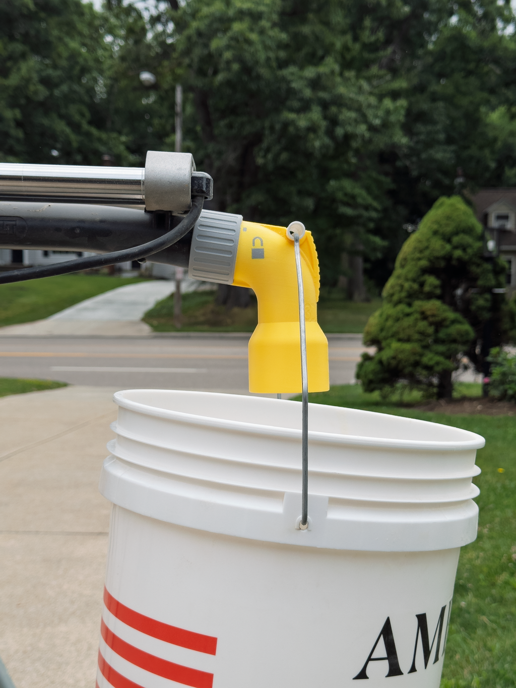 Dust Port Adapter Elbow with Bucket Hook for DeWALT Corded Miter Saws 3DKUB