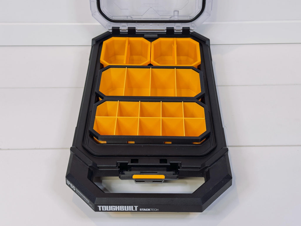 Containers for the ToughBuilt StackTech Storage System, Long Bin